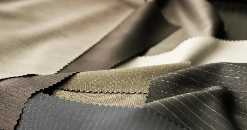 polyester sur des vêtements